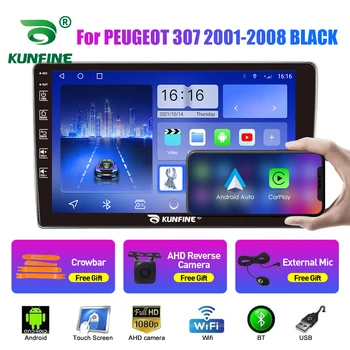 10.33 Collu Auto Radio PEUGEOT 307 2001-08 2Din Android Octa Core Auto Stereo, DVD, GPS Navigācija Spēlētājs QLED Ekrāna Carplay