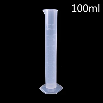 100ml Plastmasas Cilindrā, Laboratorijas analīzes, Graduētas Mēģenes rīku Pieejamu Ķīmijas Komplekts