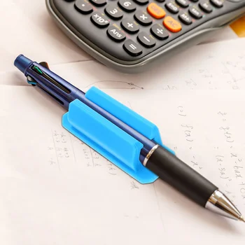 10Pcs Pildspalvu Turētāji Galda Līmes Pildspalvu Turētājs Klipu Darbvirsmas Pildspalvu Klipus Skolas Kancelejas piederumi