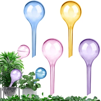 18 Iepakojums Plastmasas Augu Automātiskā Laistīšanas Bumbu Dārza Augu Waterer Automātiskā Ziedu Waterer Automātiskās Laistīšanas Ierīces