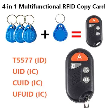 1gb/Daudz RFID Vairākas Atslēgas Frāzi T5577 Pārrakstāmie 125KHz RFID Kartes UID Bloķēt 0 Maināms NFC Kartes CUID Keyfob UFUID Smart Gredzens