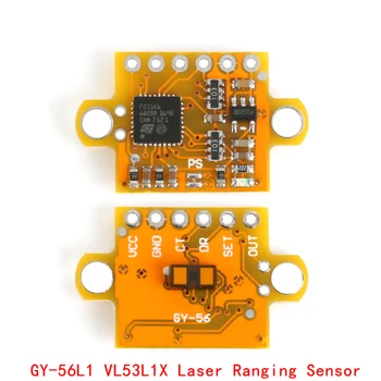 1GB GY-56L1 VL53L1X Laser Ranging Sensora Modulis ToF Attāluma Mērīšana I2C Sērijas Ostas Valdes Sensors