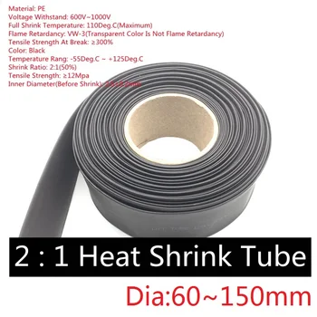 1M Heat Shrink Tube 2:1 Shrinkable Vadu Samazinās Wrap Caurules, Stieple, Pievienojiet Segtu Aizsardzību Elektronisko Līniju, Kabeļu Remonts