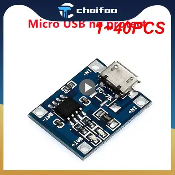1~40PCS Micro USB/Type-C/Mini 5V1A 18650 TP4056 Litija Akumulatora Lādētāja Uzlādes Moduli Kuģa Aizsardzības Funkcijas Dual