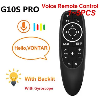 1~5GAB Balss Tālvadības Bezvadu Gaisa Fly Mouse G10 G10S Žiroskops IS Mācību Android TV Box Smart TV Box