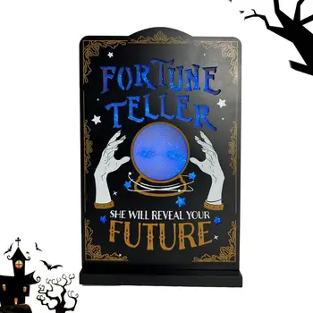 2023 Halloween Dekorēšanai Raganas Burvju Grāmatu LED Koka Zīme, Rotas Gothic Mājas Dekoru Spoku Festivāls Šausmu Atmosfēru Dekori