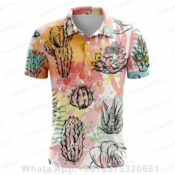 2023 Jaunu Vīriešu Golfa Krekls Vasaras Sporta Golfa Apģērbu ar Īsām Piedurknēm Top T-kreklu, Ātri Sausas Elpojošs Polo Krekli Vīriešu Golfa Valkā