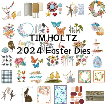 2024 Lieldienu Griešanas Mirst Albums Dienasgrāmata Apdare mirst Roku darbs DIY Apsveikuma kartiņu tim holtz mirst Thinlits Papīra Kuģi