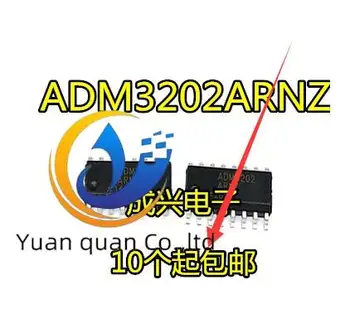 30pcs oriģinālu jaunu ADM3202ARNZ ADM3202 SOP16 RS-232 Interfeiss IC