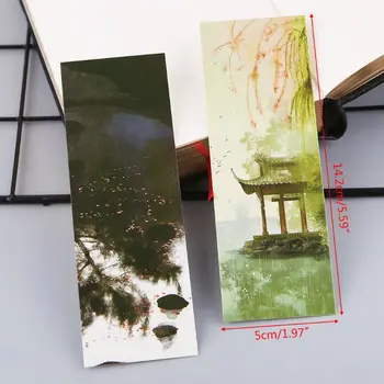30pcs Radošās Ķīnas Papīra Grāmatzīmes Krāsošana Kartes Retro Skaistu Dropship