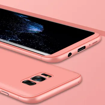 360 Pilnīgu Aizsardzību Uz Lietu Samsung Galaxy S8 Plus S8+ Luksusa Triecienizturīgs Case For Samsung S8 Plus Aizsardzības Gadījumā Fundas
