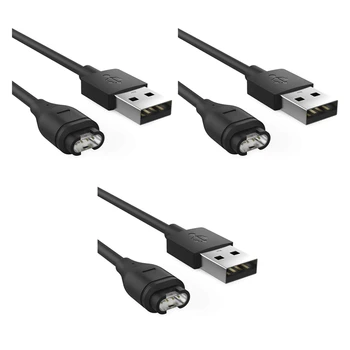 3X Nomaiņa USB Datu Sinhronizācijas, Uzlādes Kabelis Vadu Garmin Fenix 5/5S/5X/Priekštecis 935/Quatix 5/Quatix 5 Sapphire