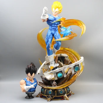 43cm Dragon Ball Vegeta Skaitļi Super Saiyan Rīcības Anime Skaitļi Pvc Lielās Statuja Modelis Kolekcijas Rotaļlietas Apdare Dāvanas