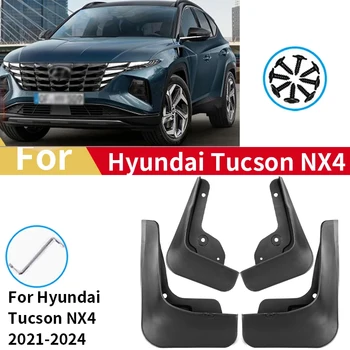 4gab Dubļusargi Par Hyundai Tucson NX4 Hibrīda N Līnijas Dubļu Sargi 2021 2022 2023 2024 Auto Splash Sargiem Spārna Aizsargs Piederumi