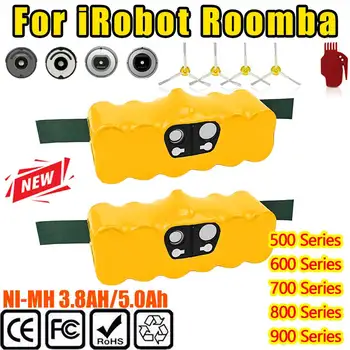 5000mah Par iRobot Roomba500 Akumulators 14,4 V, Lai putekļsūcējs 500 600 700 800 900 620 650 780 890 14.4 V baterijas Nomaiņa