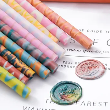 5gab Jaunu Glazūrai Sajauc Color Wax Stick Zelta Retro Vasks Sloksnes DIY Roku Kontu Kāzu Ielūgums Aploksnes Zīmogošanas