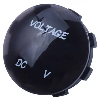 5V-25V DC Voltmetrs LED Ciparu Displejs Panelī Uzstādīts Kārta Ūdensnecaurlaidīga Automašīnu, Motociklu, Auto