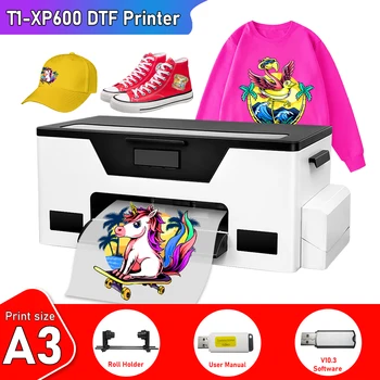 A3 DTF Printeri impresora dtf XP600 Printera Galva DTF Printeri 30CM PET Plēves Printeri DIY Tumsas Gaismā t krekls dtf drukāšanas mašīna