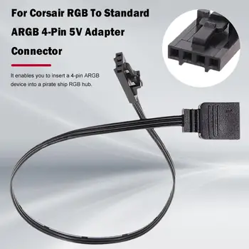 Adaptera Kabeli, Lai Corsair RGB Standarta ARGB 4-Pin 5V Adapter Connector Pirātu Kuģis Kontrolieris Adapteris Līnijas QL LL120 ICUE