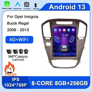 Android 13 Opel InsigniaBuick Regal 2009. - 2013. Gadam Automašīnas Stereo Radio Multimediju Video Player, WIFI, GPS Carplay Galvas Vienības 4G+wi-fi