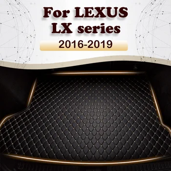 Auto bagāžnieka paklājiņš par Lexus LX 570 sērijas Piecas vietas 2016 2017 2018 2019 Kravas Starplikas Paklāju Interjera Detaļas, Piederumi Vāciņu