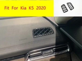 Auto Piederumi Chrome ABS Priekšējā Paneļa Augšējās Gaisa atveres Paneļa Vāku Apdare Priekš KIA K5 2020