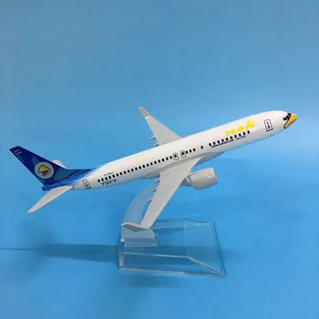 Bangkoka taizemes Gaisa A320 Airways Airbus NOKAIR PELD BIRDS16cm Metālu Sakausējumu Plaknes Modeli, Gaisa bērniem, rotaļlietas, Dāvanu Zila, Dzeltena, Violeta