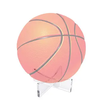 Basketbola Bumbu Statīvs Multi-function Akrila Turētājs Piederumi Displeja Turētājs Augstas kvalitātes Melnā Futbola Turētājs Ūdensizturīgs