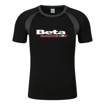 Beta Racing Motokrosa 2023 vīriešu jaunu drukātā veidā Harajuku vasaras T-krekls ar īsām piedurknēm apaļu kakla iela jaka