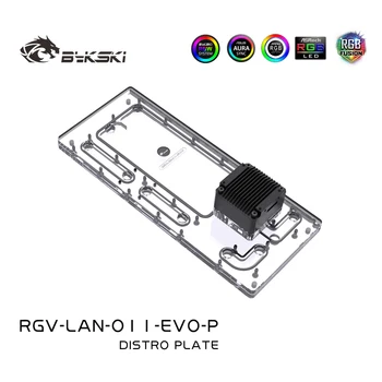 Bykski RGV-LAN-O11-EVO-P Distro Plate LIAN LI O11 EVO Šasija Izmantot ARGB,RGB Rezervuāra Ūdens Dzesēšanas Cilpa, Veidot Tvertnes