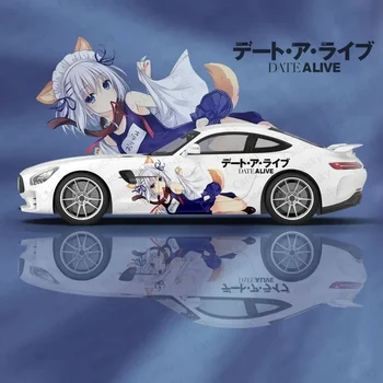 Datums Dzīvot Tobiichi Origami anime Auto Decal Aizsardzības Plēves Līmplēves Pusē Grafiskais Wrap Piederumi Krāsošana, Auto Uzlīmes