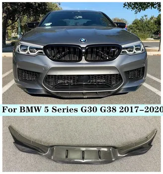 Der BMW 5 Sērijas G30 G38 2017 2018 2019 2020 Augstas Kvalitātes Oglekļa Šķiedras Bufera Priekšējo Lūpu Sadalītāji Aizsargs Vāciņu