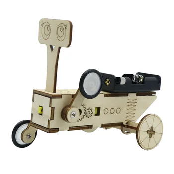 DIY Rāpuļu Robotu Elektriskā Koka Zinātnes Eksperimentus, Rotaļlietas Bērniem Izglītības Roku darbs Montēt Rotaļlietas Zēniem Meitenēm