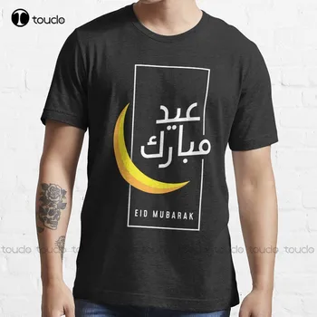 Eid Mubarak 2022 T-Krekls Melns Tshirts Augstas Kvalitātes Gudrs, Elegants Jauki Kawaii Salds Karikatūra Harajuku Kokvilnas T-Krekls Jaunu Tautas