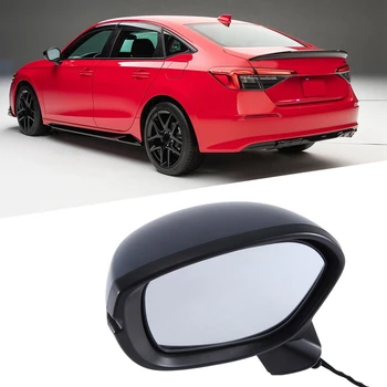 Elektriskais Saliekamais Aizmugures Skatu Spogulis Honda Civic 2022 2023 8 Dzīslu W/Apsildāmi Pagrieziena Signālu Regulēšana