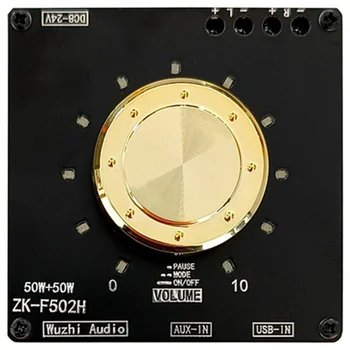 -F502H Atdzist Apjoms TPA3116D2 Stereo 50W+50W, Norādot, Bluetooth Audio Pastiprinātāju Valdes Modulis