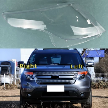 Ford Explorer 2011. - 2015. Gadam Pārredzamu Abažūrs Priekšējo Lukturu Korpusa Priekšējā Luktura Vāciņš Objektīva Organiskā Stikla Auto Rezerves Daļas
