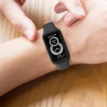 Graciozs Silikona Siksniņa+lietā Par Godu Band 6 7 Watch band Piederumi Band 6 7 8 smart skatīties Sporta Aproce