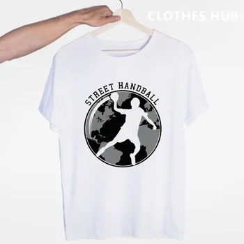 Handbola T Krekls Vīriešiem, Jaunas Vasaras Īsām Piedurknēm Modes Cool T-Krekls Topi, Vīriešu Apģērbs