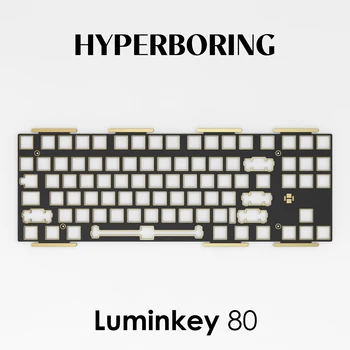Hyperboring PC FR4 Alumīnija Pozicionēšanas Plate Luminkey 80 Pielāgota Mehāniskā Tastatūra Plate