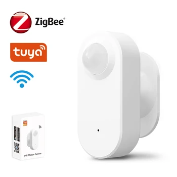 IHSENO Tuya Zigbee/Wifi Cilvēku Kustības Klātbūtnes Sensors App Tālvadības PIR Noteikšanas Smart Home Decor Apsardzes Signalizācija