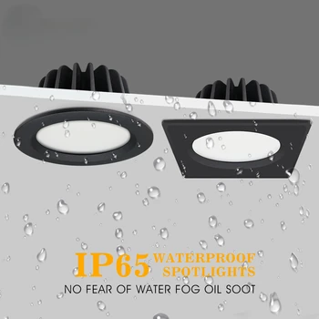 IP65 Ūdensdrošs led Griesti Griestu Apgaismojums 15W 12W Modernās Griestu Lampas Mājas Dekori Apgaismojums, Vannas istaba, Spot gaismas ēsmas zivtiņu vadi
