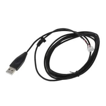 Izturīgs USB Peles Vadu Pele Līnijas 86.61 par G300 G300S Spēļu Pele PVC Vadu