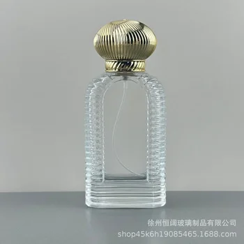 Jaunas smaržas pudele 100ml high-end smalka aerosola sūknis crystal white materiāls stikla pudele radošo smaržu padeves tukša pudele