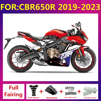 Jauns ABS Motociklu Aptecētājs komplekts piemērots CBR650R 650R CBR650 2019 2020 2021 2022 2023 Pilnu Virsbūves Pārsegi zxmt komplekts sarkans melns