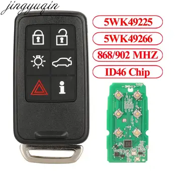 Jingyuqin Smart Auto Atslēga, Signalizācija 433/868/902MHz ID46 PCF7953 Volvo C30, C70 S40 S60 S80 LXC90 V60 XC70 XC90 V50 V70 XC60 S60L