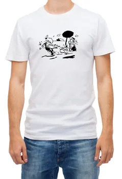 Krazy Kat Komiksu Karikatūra Zīmēšanas Īsām Piedurknēm Vīriešu T-Krekls F116