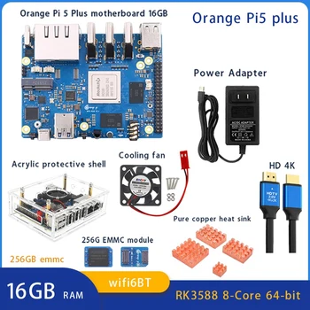 Lai Apelsīna Mizas 5 Plus 16GBRAM 256 GB Emmc Modulis RK3588 Octa-Core Atbalsts 8K Video 2.5 G Wifi6 Moduļa Nomaiņa ASV Plug