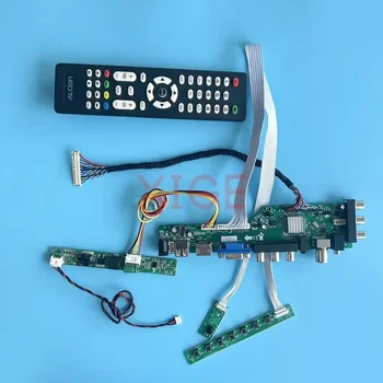LCD Vadītāja Kontrolieris Valdes Fit M240HW01 M240HW02 Displejs Digitālā Signāla DVB 1920*1080 AV+USB+DHMI+VGA 24