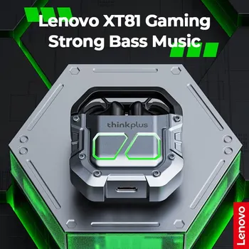 Lenovo XT81 TWS Spēļu Austiņas Bezvadu Bluetooth Austiņas Ūdensizturīgs Austiņas Trokšņu Samazināšanas Ar Mikrofonu Stereo Earbuds
